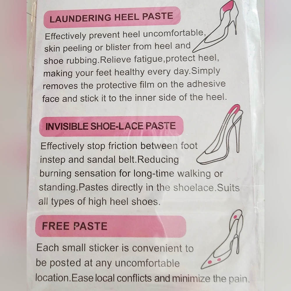 12 Pc Silicone Shoe Gel - Picture 5 of 8